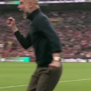 Pep Guardiola, reacție nemaivăzută la golul lui Manchester City // FOTO: X