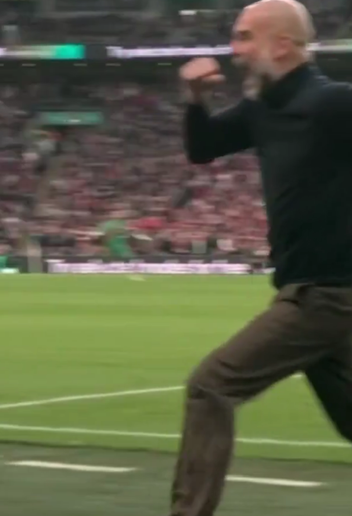 Pep Guardiola, reacție nemaivăzută la golul lui Manchester City