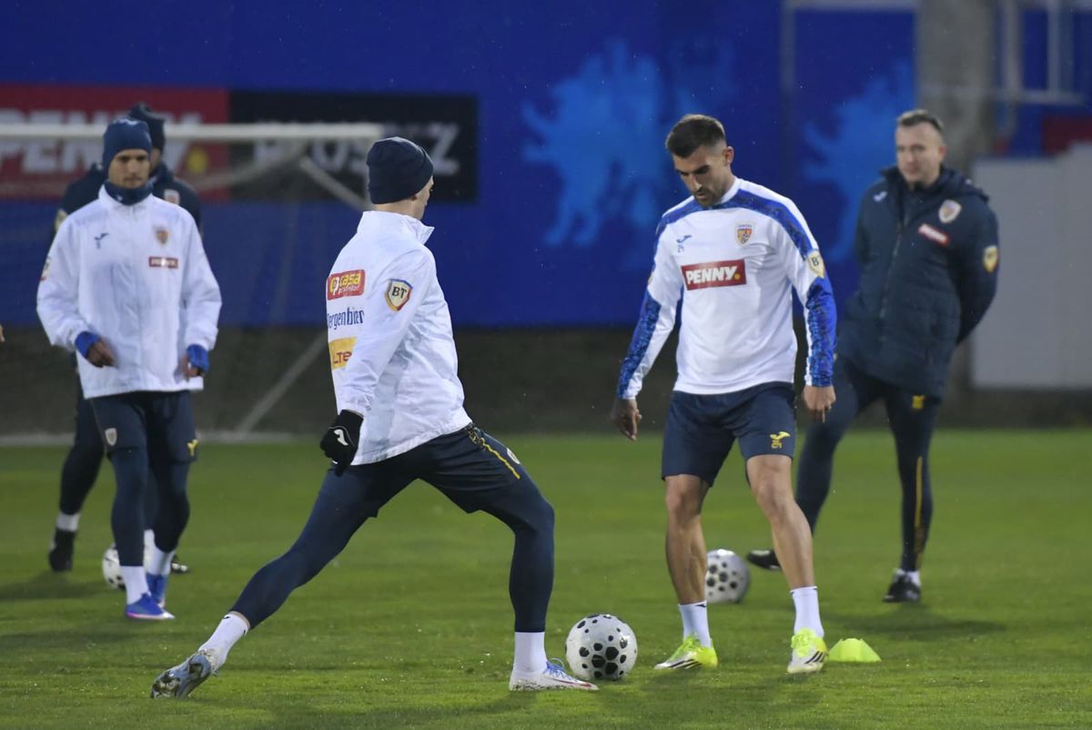 Ce s-a întâmplat la primul antrenament al „tricolorilor” înaintea barajului cu Turcia » 8 absenți