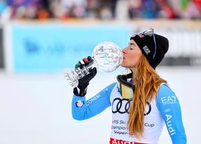 Sofia Goggia s-a impus în ultima cursă de Super-G a sezonului, cucerind și Micul Glob de Cristal » Emma Aicher s-a apropiat și mai mult de Mikaela Shiffrin în clasamentul general