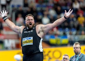 Colosul neozeelandez, constructor cu jumătate de normă în viața de zi cu zi, a devenit cel mai medaliat atlet din istorie la Mondialele indoor
