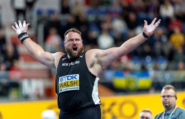 Colosul neozeelandez, constructor cu jumătate de normă în viața de zi cu zi, a devenit cel mai medaliat atlet din istorie la Mondialele indoor