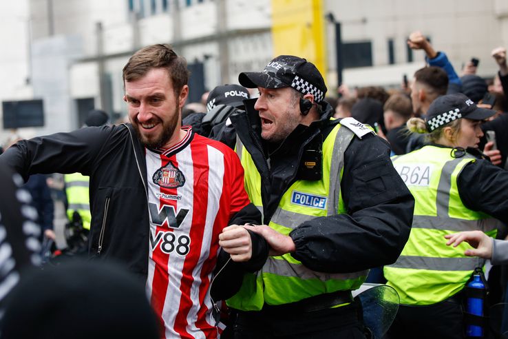 Fanii lui Newcastle și Sunderland, confruntări sângeroase înainte de meci / Imago Images