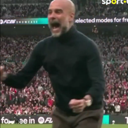 Pep Guardiola, reacție nemaivăzută la golul lui Manchester City // FOTO: X