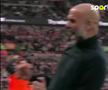 Pep Guardiola, reacție nemaivăzută la golul lui Manchester City // FOTO: X