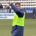 Iulian Roșu, la finalul partidei Voluntari - Chindia // FOTO: captură DB-sport.ro