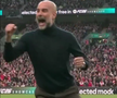 Pep Guardiola, reacție nemaivăzută la golul lui Manchester City // FOTO: X