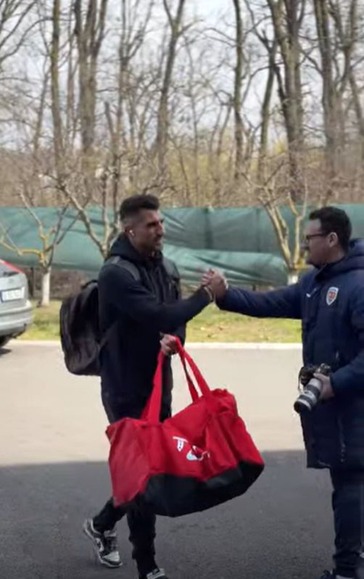 Primii „tricolori” sosiți la Mogoșoaia, înaintea barajului cu Turcia