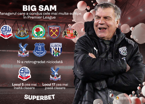 Găsește Big Sam rețeta pentru o nouă minune? Allardyce, în pericol să retrogradeze pentru prima dată