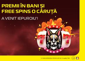 Vine iepuroiu’ de la Casa Pariurilor! Surprize pentru tine, în weekendul de Paște