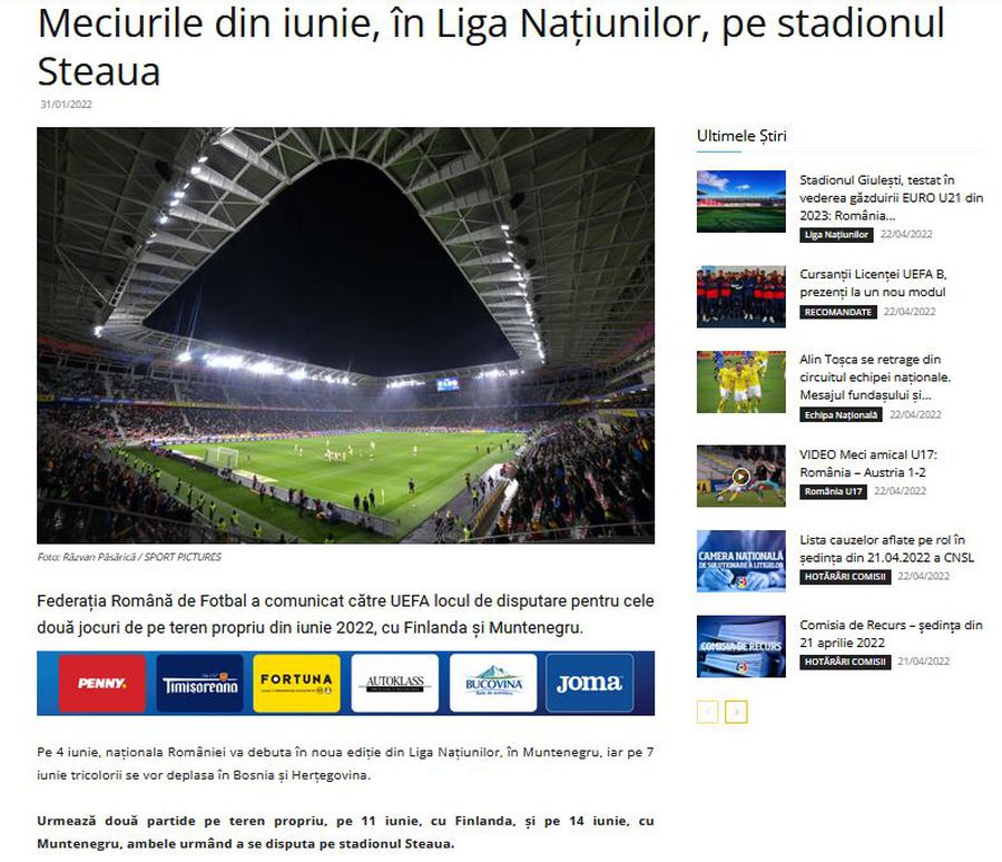 Naționala României, OUT din Ghencea! FRF a anunțat noul stadion pentru Liga Națiunilor: „Vrem să-l testăm”