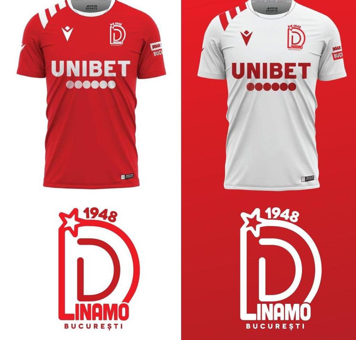 Cele 5 „finaliste” pentru noua siglă a lui Dinamo » Cum se va alege și când va fi anunțată