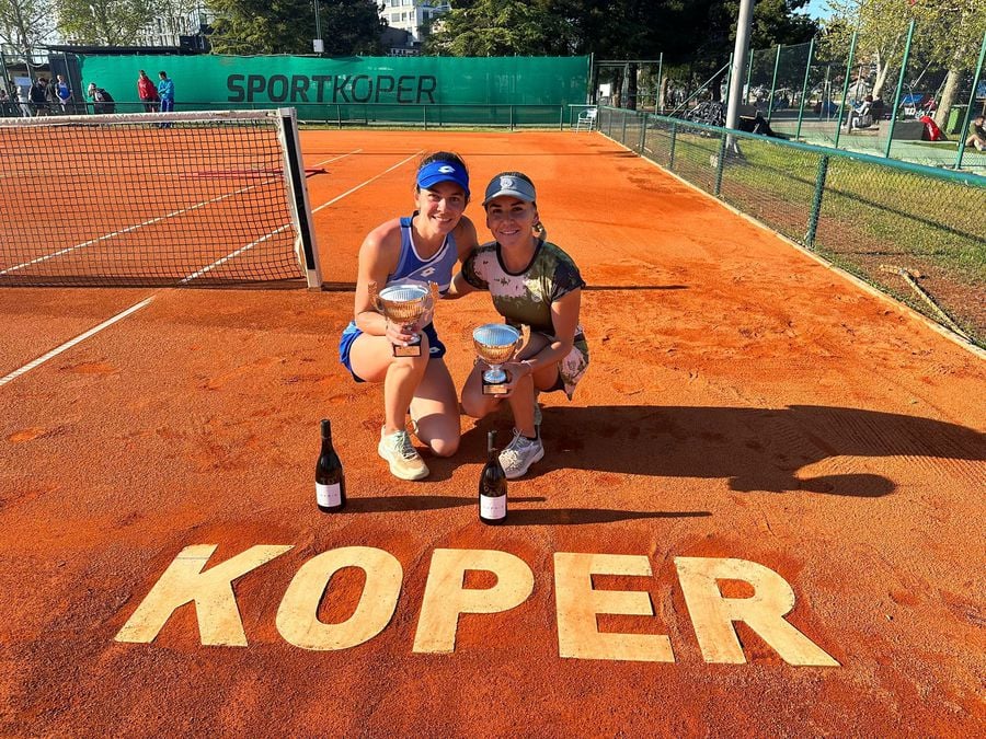 Irina Bara în finală, la simplu, și câștigătoare la dublu alături de Andreea Mitu în cadrul Koper Open