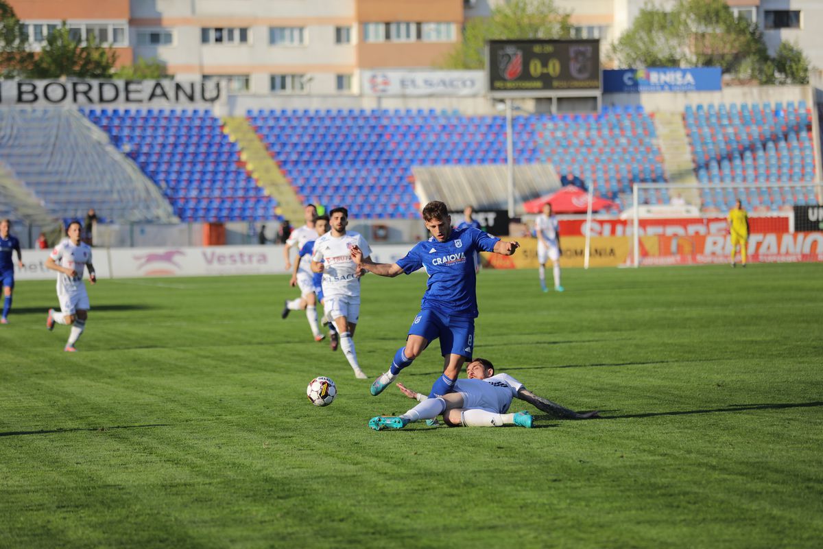 FCU Craiova, lovită de ghinion cu Botoșani! Lupta pentru barajul de Conference League se aprinde + clasamentul din play-out