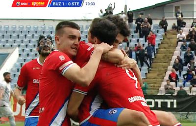 Liga 2, etapa #5 din play-off. Buzăul bate Steaua și e la un punct de Dinamo! Final incendiar, cu două „roșii” » Clasamentul actualizat