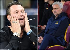 Cassano continuă atacul la Mourinho: „Am fost nebun ca fotbalist, dar el este un antrenor oribil. Are doar mult noroc”
