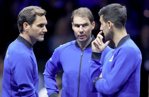 Roger Federer, Rafael Nadal și Novak Djokovic, foto: Guliver/gettyimages