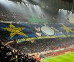 Scenografii impresionante în AC Milan - Inter » Cum s-au ironizat cele două galerii