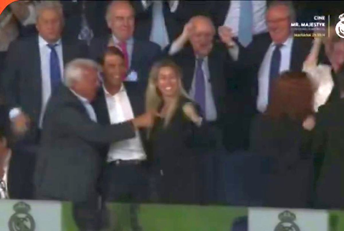 Toate camerele au mers pe Rafael Nadal, după ce Bellingham i-a dat lovitura decisivă Barcelonei » Imagini spectaculoase surprinse în loja de pe „Bernabeu”