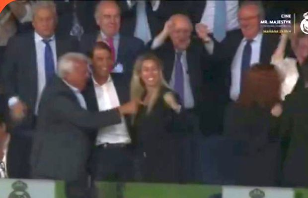 Toate camerele au mers pe Rafael Nadal, după ce Bellingham i-a dat lovitura decisivă Barcelonei » Imagini spectaculoase surprinse în loja de pe „Bernabeu”