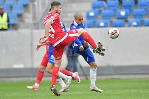 Juan Bauza, în meciul FCU Craiova - Dinamo 1-1