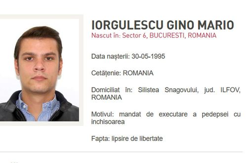 Mario Iorgulescu, considerat evadat