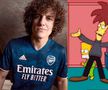 David Luiz a fost poreclit „Asistentul Bob” datorită asemănării cu personajul din serialul Simpsons