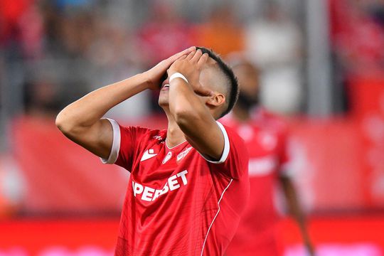 Randamentul lui Cătălin Cîrjan (22 de ani) a scăzut considerabil în play-off-ul Superligii. Foto: Cristi Preda, GSP