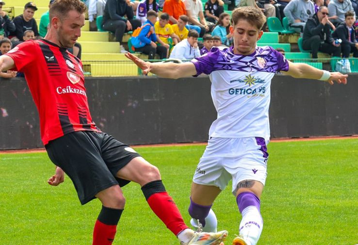 Adriano Manole a debutat pentru „vulturii violeți” în meciul cu Csikszereda / Sursă foto: Facebook@ Fotbal Club Argeș Pitești