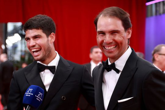 Rafael Nadal alături de Carlos Alcaraz la Gala Laureus 2025 Foto: Guliver/GettyImages