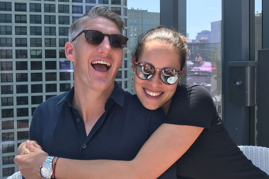 Bastian Schweinsteiger și Ana Ivanovic. FOTO: Instagram
