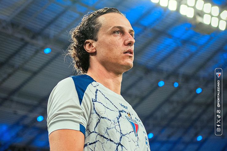 David Luiz, de nerecunoscut. Foto: X @Fortaleza Esporte Clube
