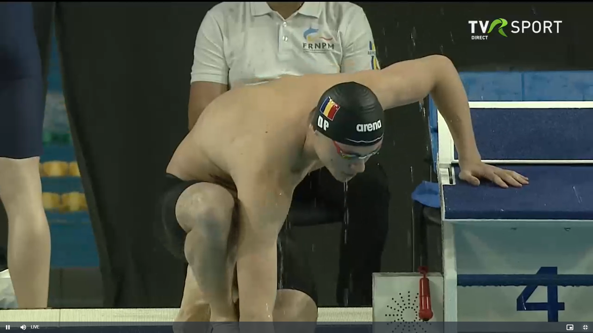 Tatuajul cu care a apărut David Popovici la finala de la Campionatele Naționale