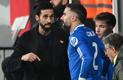 Relația dintre antrenorul Alvaro Arbeloa și căpitanul Dani Carvajal (34 de ani) scârțâie, foto: Guliver/gettyimages