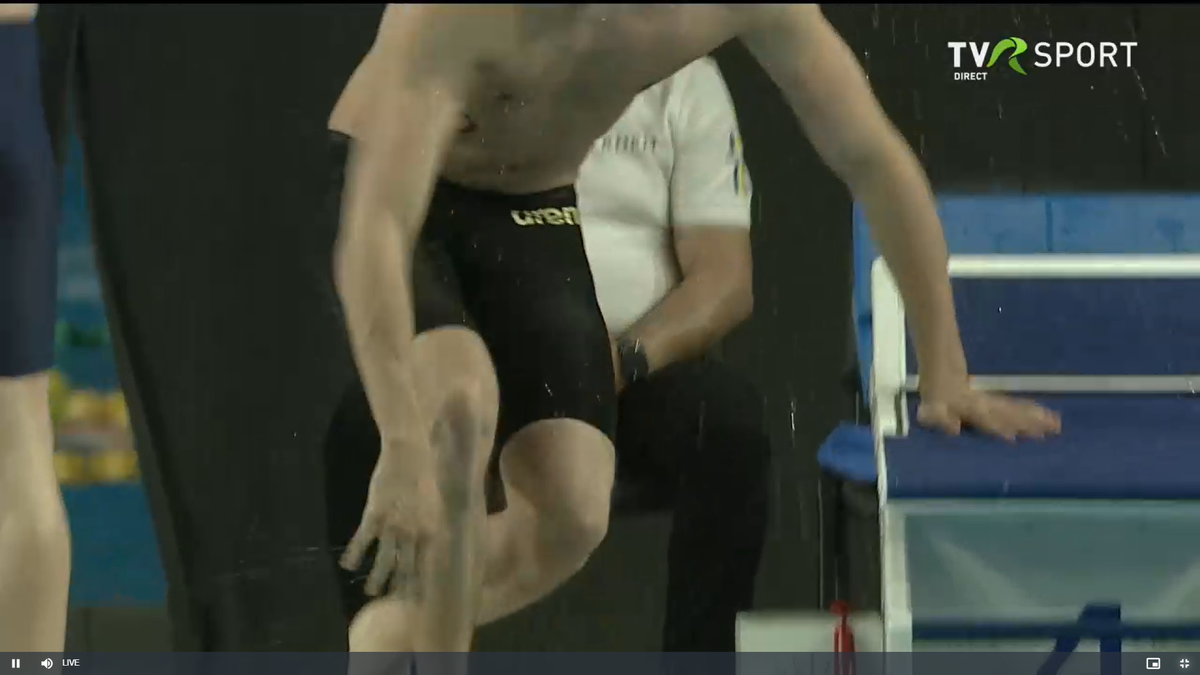 Tatuajul cu care a apărut David Popovici la finala de la Campionatele Naționale