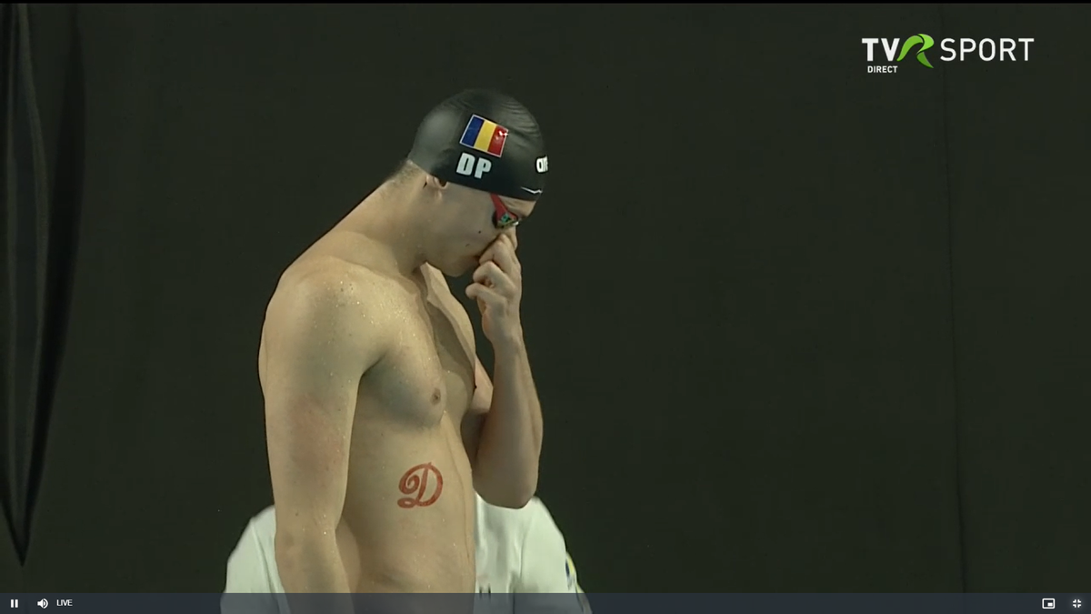 David Popovici la Campionatele Naționale de la Otopeni