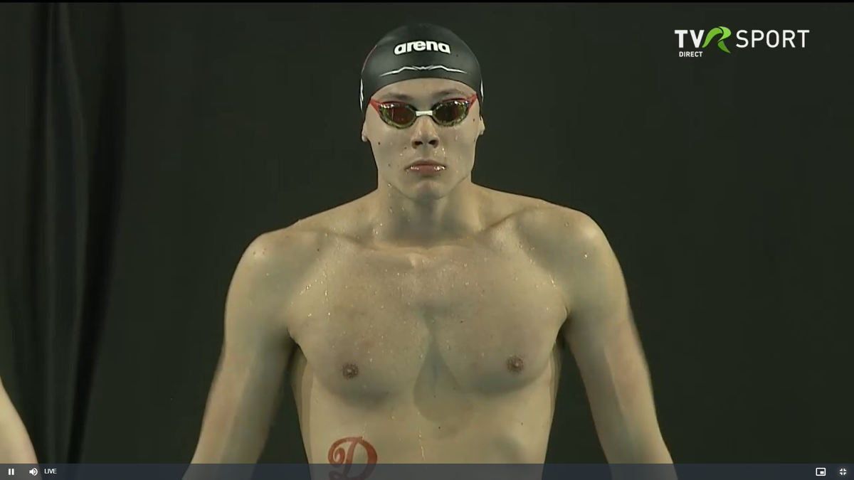 Maestru: David Popovici n-a avut adversar în finala de la 200 m liber, la Campionatele Naționale » „Știu exact ce vreau”