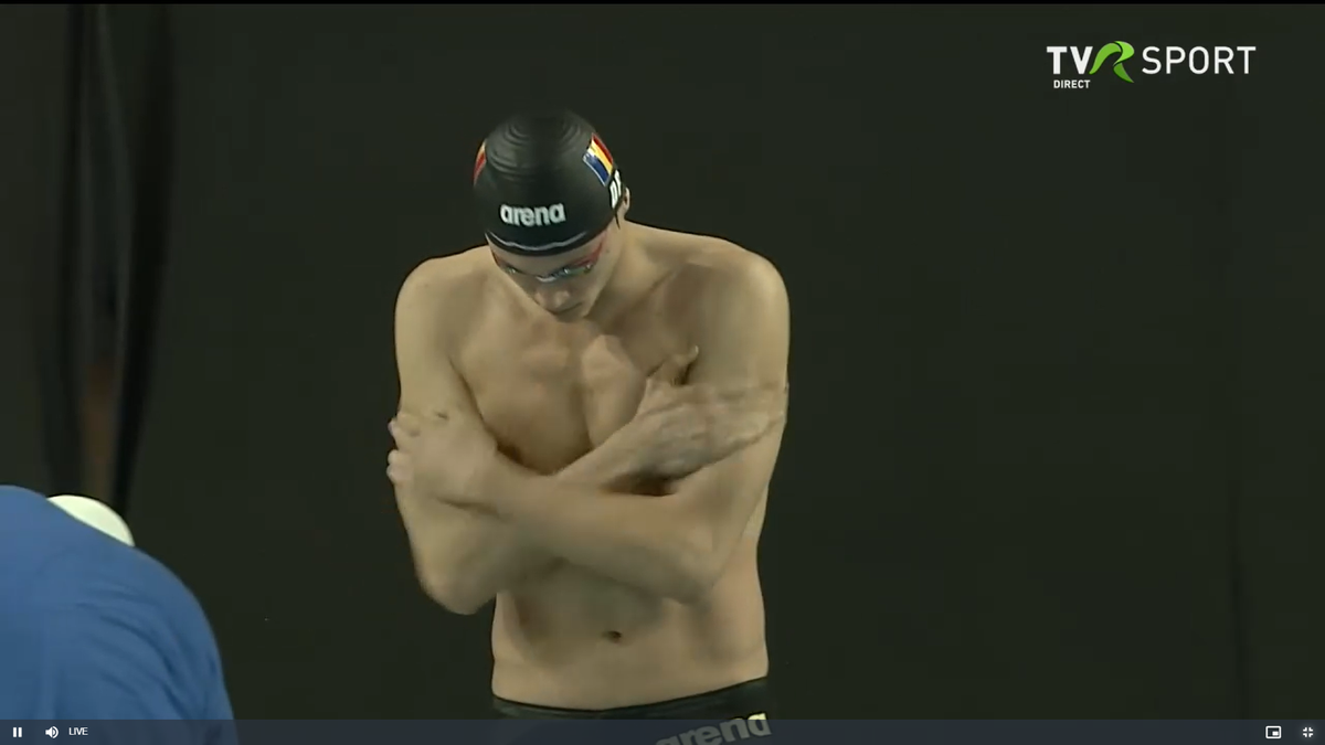 Maestru: David Popovici n-a avut adversar în finala de la 200 m liber, la Campionatele Naționale » „Știu exact ce vreau”