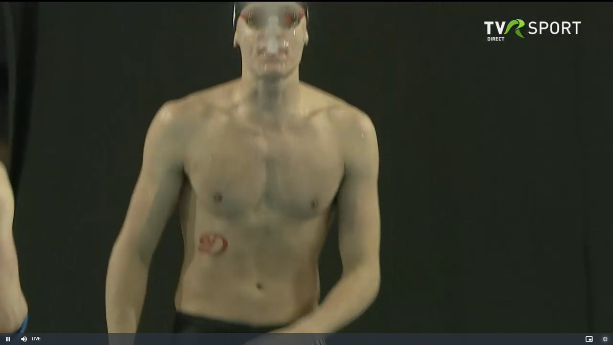 David Popovici la Campionatele Naționale de la Otopeni