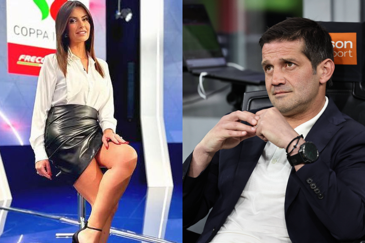 Chivu a evitat s-o pună în situație delicată pe Monica, prezentatoarea TV care s-ar iubi cu șeful lui Inter: „Dacă spun, mă dau afară”