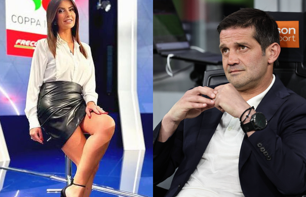 Chivu a evitat s-o pună în situație delicată pe Monica, prezentatoarea TV care s-ar iubi cu șeful lui Inter: „Dacă spun, mă dau afară”