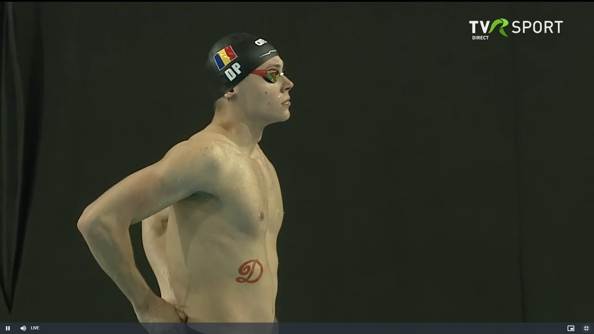 David Popovici la Campionatele Naționale de la Otopeni