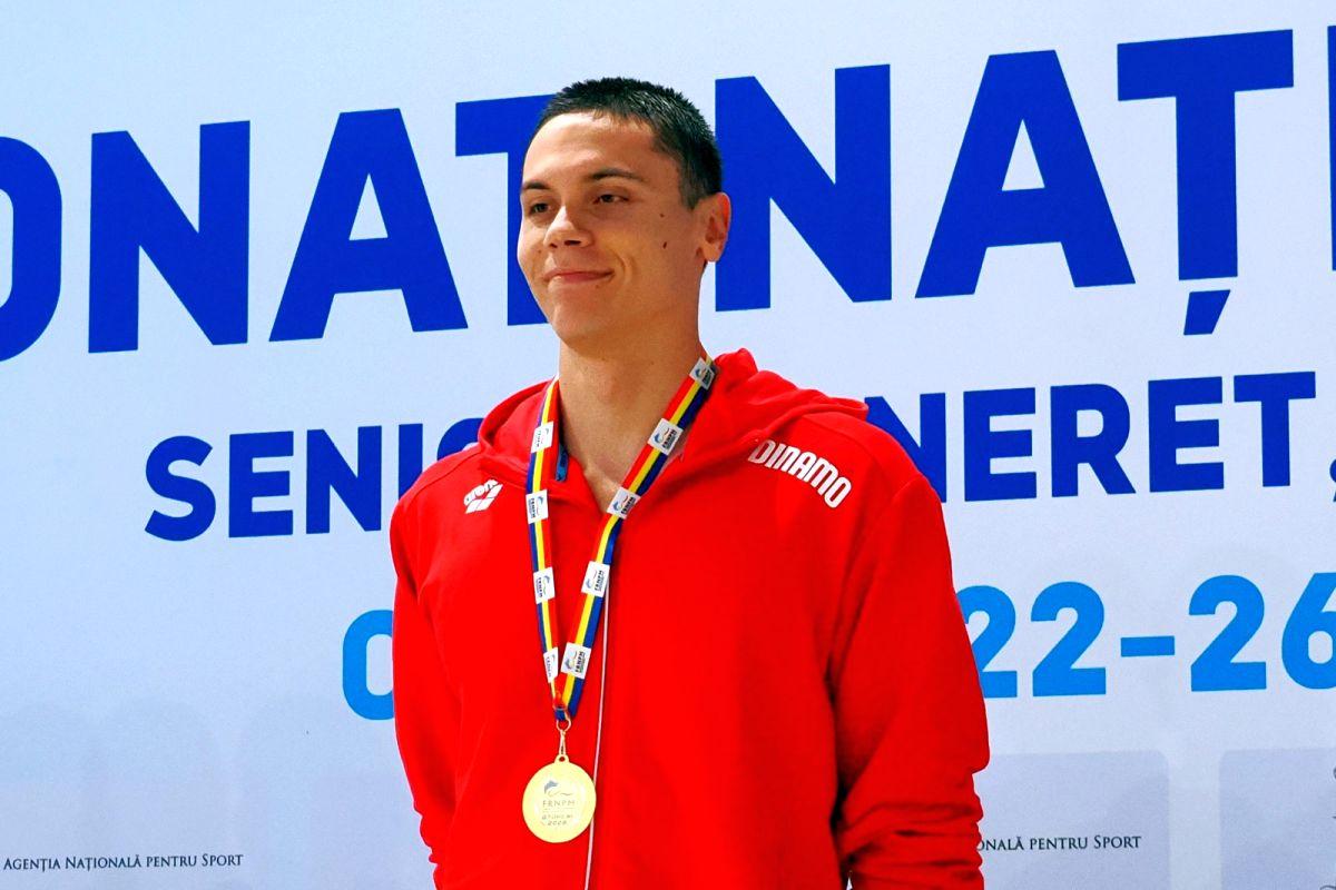 David Popovici, CAMPION național la Otopeni! Prima medalie de aur din 2026