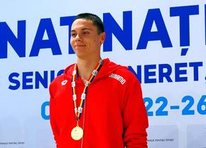 David Popovici, CAMPION național la Otopeni! Prima medalie de aur din 2026