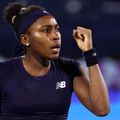 Coco Gauff sărbătorind un punct câștigat Foto: Guliver/GettyImages