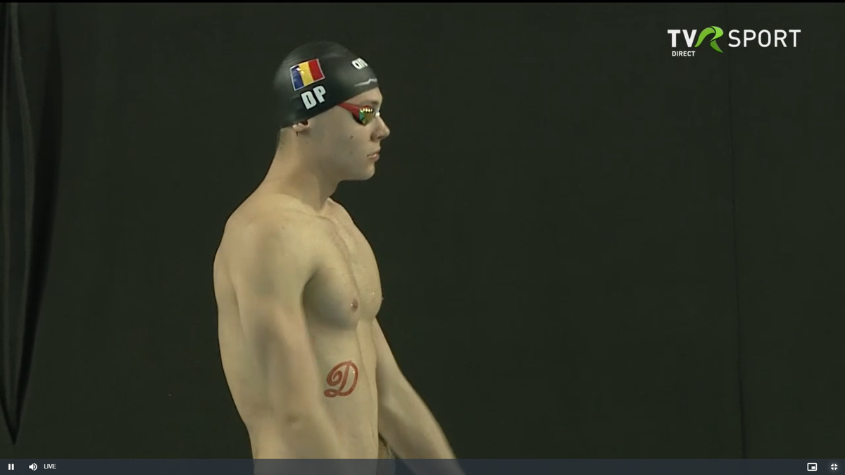 Maestru: David Popovici n-a avut adversar în finala de la 200 m liber, la Campionatele Naționale » „Știu exact ce vreau”