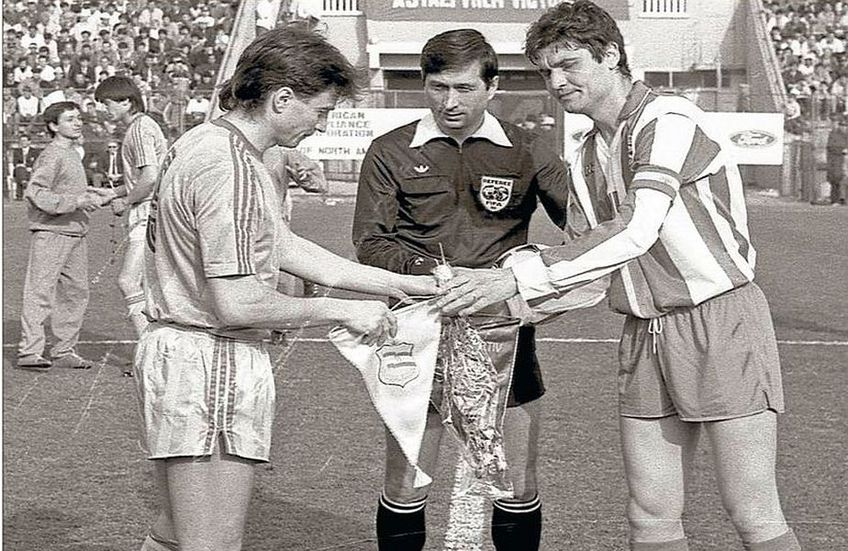Ioan Andone și Tudorel Stoica, într-un Steaua - Dinamo condus de Ion Crăciunescu