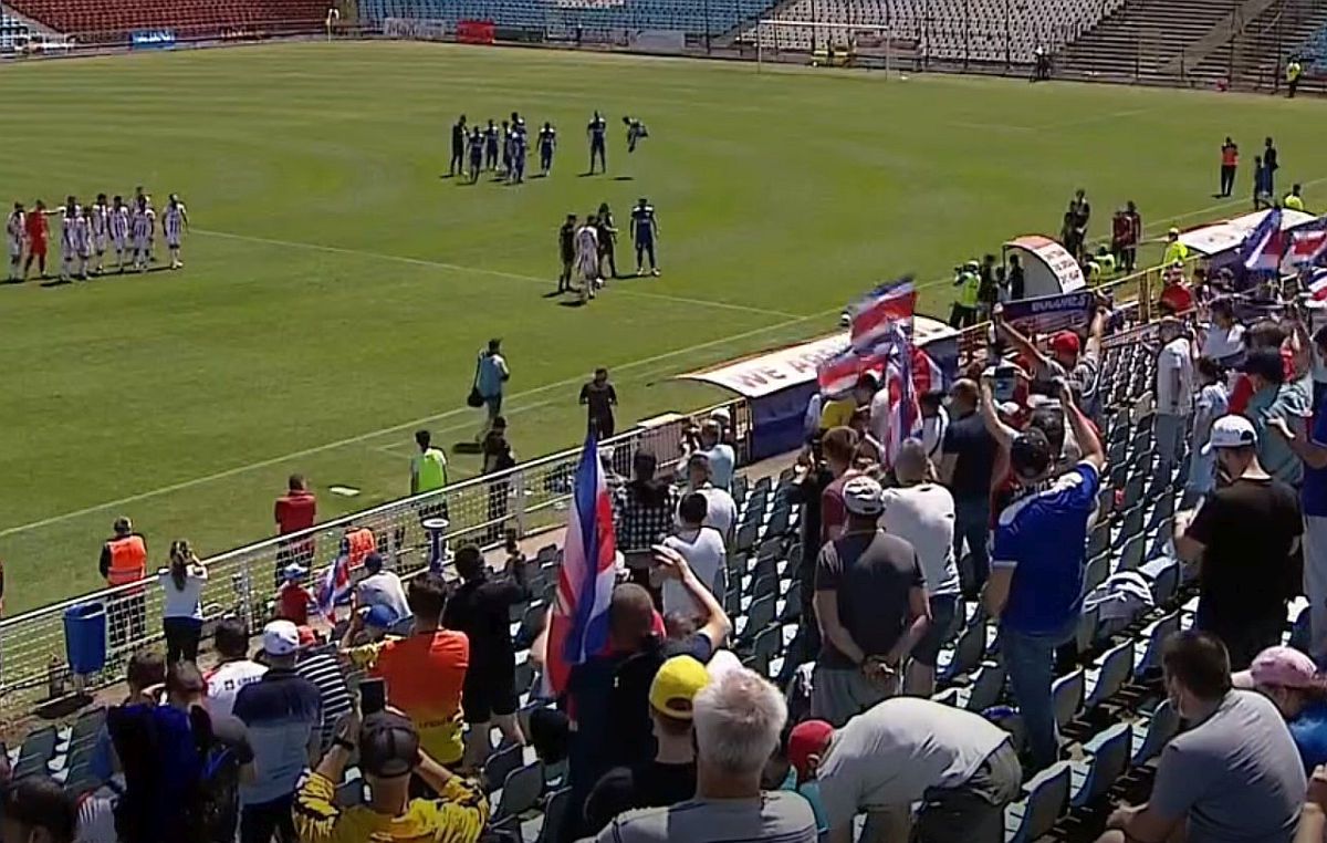 Oțelul - Dacia Unirea 1-1 » Petre Grigoraș și Florentin Petre, egal în primul meci din barajul de promovare