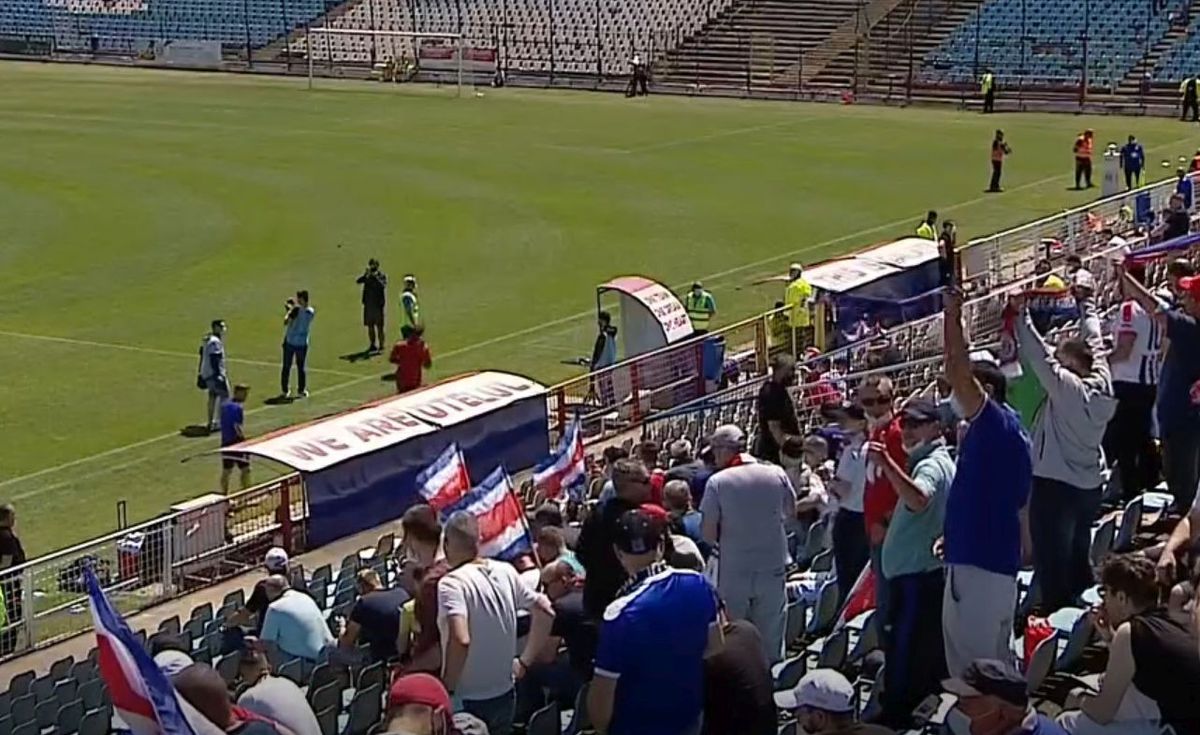 Oțelul - Dacia Unirea 1-1 » Petre Grigoraș și Florentin Petre, egal în primul meci din barajul de promovare