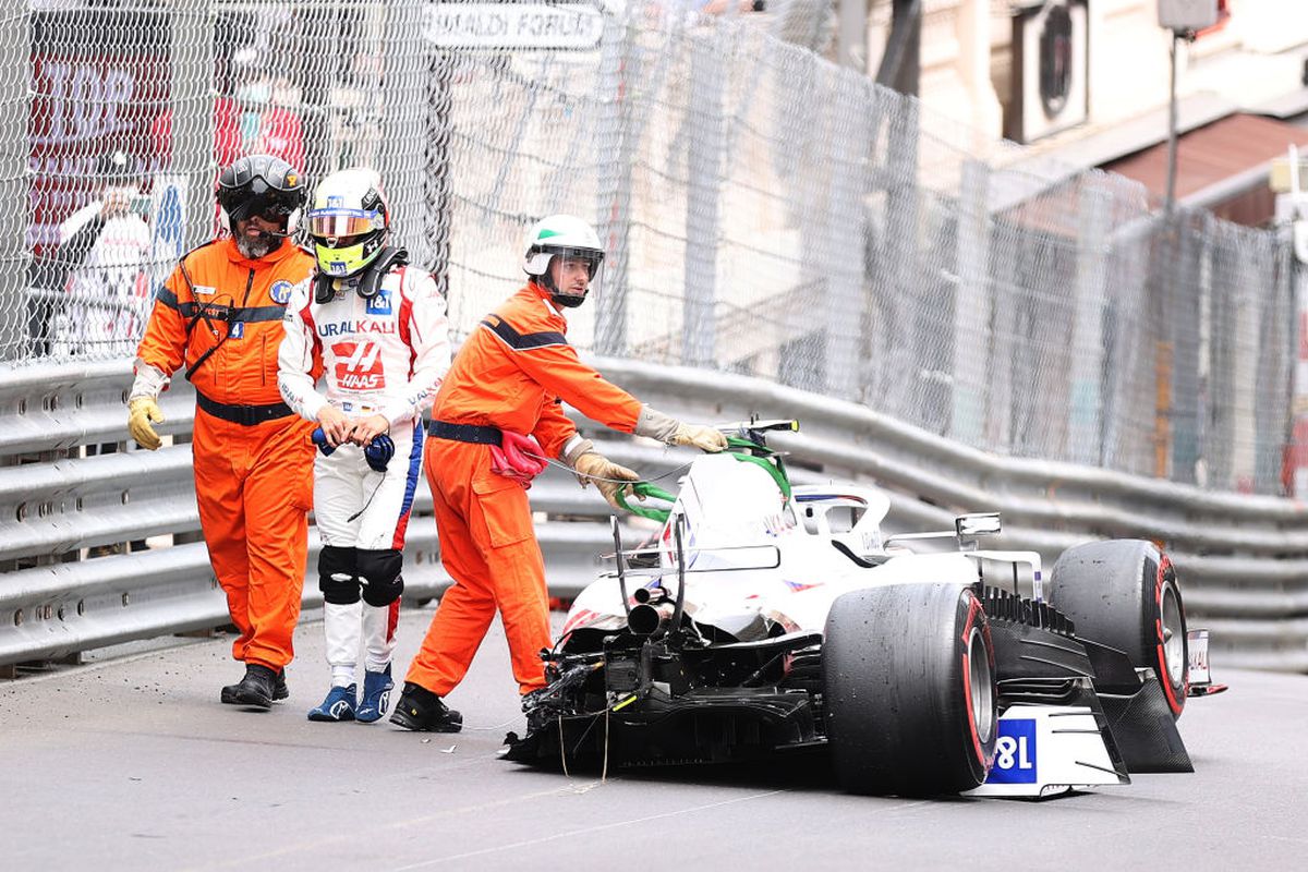 Mick Schumacher, accident Monaco